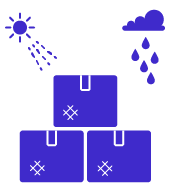 保管物や機械を雨や紫外線から守りたい