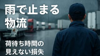 雨の日、あなたの荷物は空の下で待っている