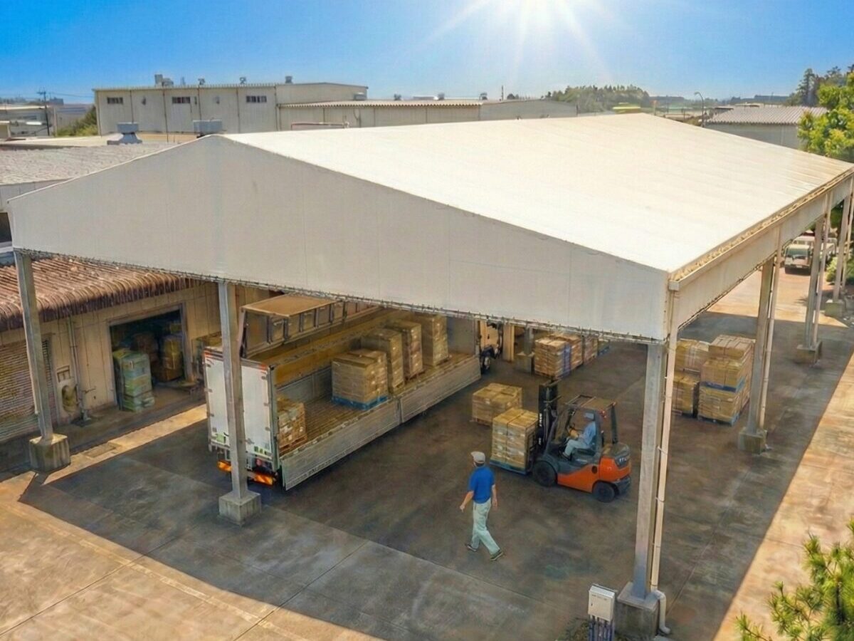 上屋テント 正方形2